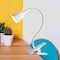 Newhouse Lighting - Indoor Olivia LED Clamp Light Desk Lamp with Flexible Gooseneck, 3 Brightness Levels & 3 Color Modes, White NHCLP-OL-WH - alternate 10